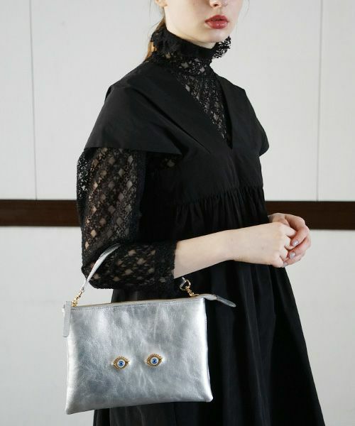 AHCAHCUM.あちゃちゅむ.お目目のバッグ[black]