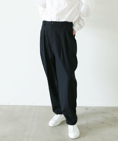 VU.ヴウ.tapered pants vu-s23-p13[BLACK]_