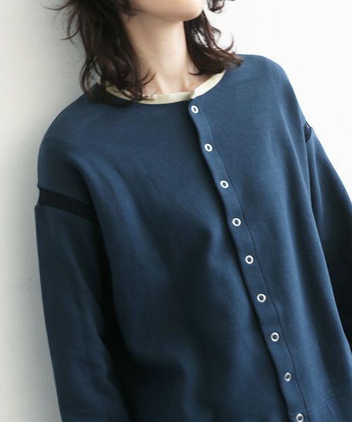 SWANLAKE.スワンレイク.クルーネックカーディガン [CT-1551]