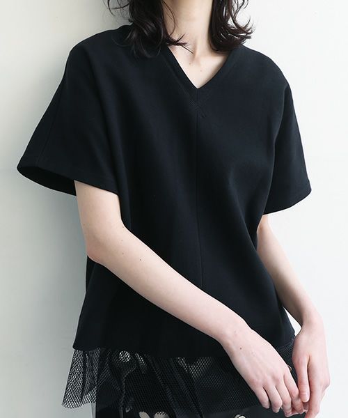 SWANLAKE.スワンレイク.Vネックプルオーバー[CT-1553]