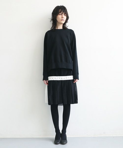 SWANLAKE.スワンレイク.ラウンドネックプルオーバー[CT-1554]