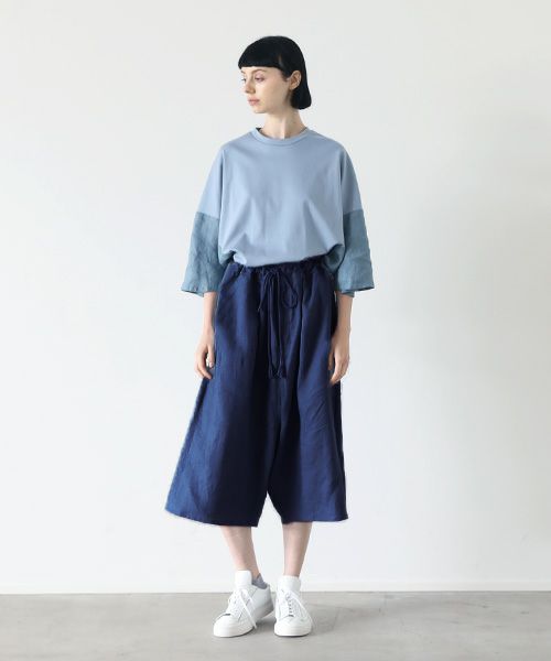 VUy.ヴウワイ.chord short pants vuy-s23-p04[BLUE]_