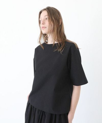 Mochi / home&miles.モチ / ホーム＆マイルズ. T-blouse [black×striped]