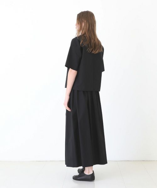 Mochi / home&miles.モチ / ホーム＆マイルズ. T-blouse [black×striped]