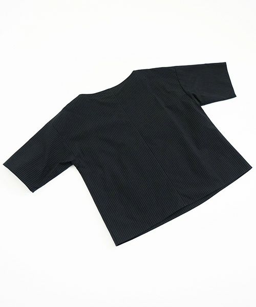 Mochi / home&miles.モチ / ホーム＆マイルズ. T-blouse [black×striped]