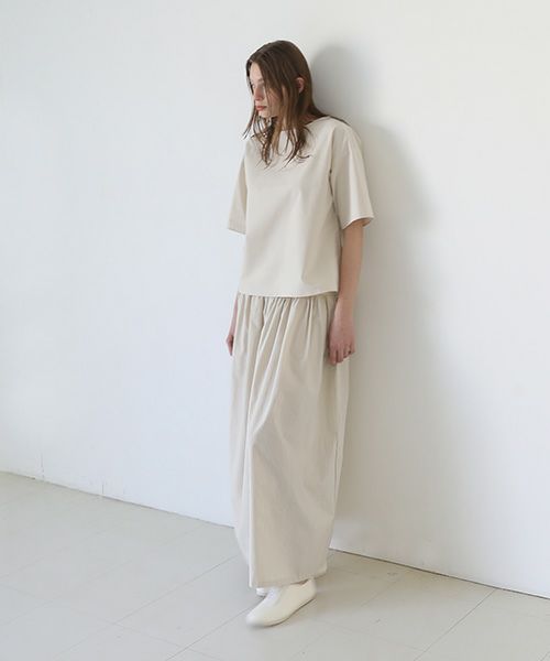 Mochi / home&miles.モチ / ホーム＆マイルズ. T-blouse [ecru×striped]