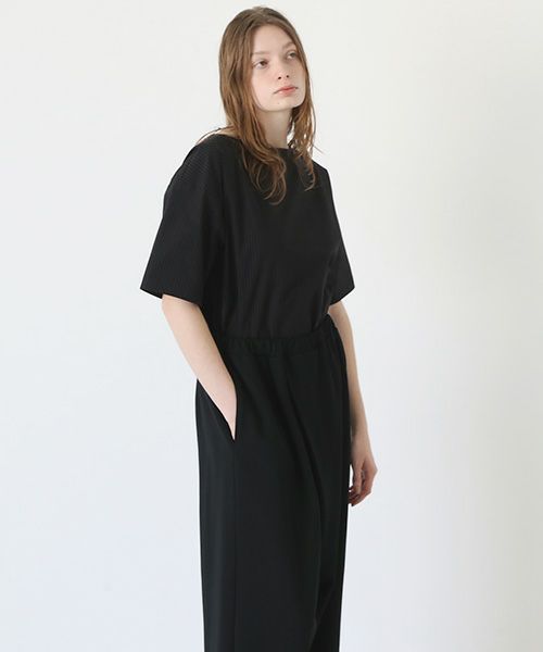 Mochi / home&miles.モチ / ホーム＆マイルズ.asymmetry sweatpants [black]