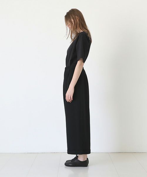 Mochi / home&miles.モチ / ホーム＆マイルズ.asymmetry sweatpants [black]