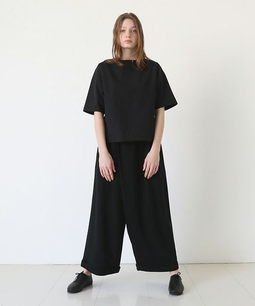 Mochi / home&miles.モチ / ホーム＆マイルズ.asymmetry sweatpants [black]