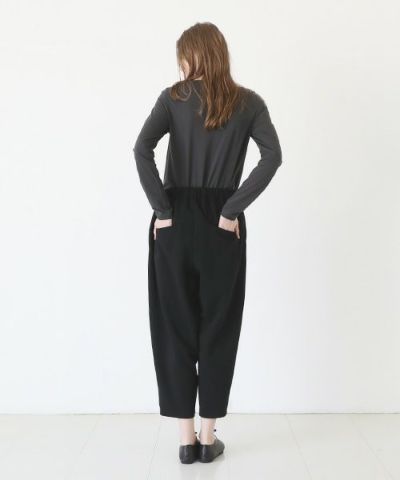 Mochi / home&miles<br>モチ / ホーム＆マイルズ<br>tapered sweatpants [black]