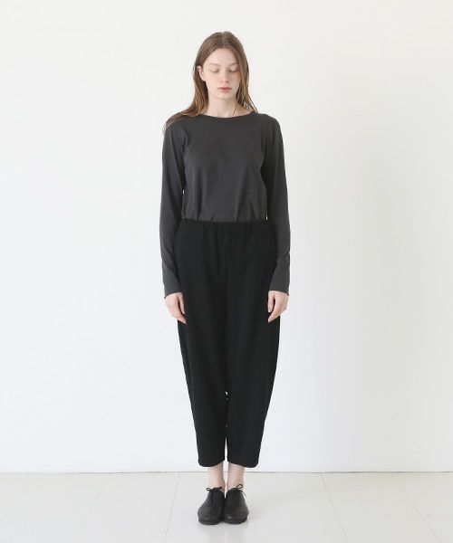 Mochi / home&miles.モチ / ホーム＆マイルズ.tapered sweatpants [black]