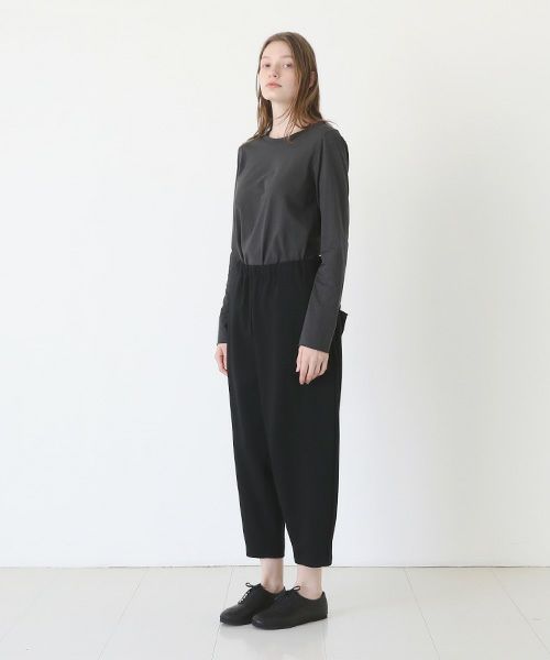 Mochi / home&miles.モチ / ホーム＆マイルズ.tapered sweatpants [black]