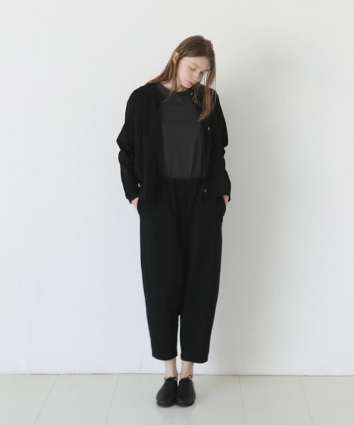 Mochi / home&miles.モチ / ホーム＆マイルズ.tapered sweatpants [black]