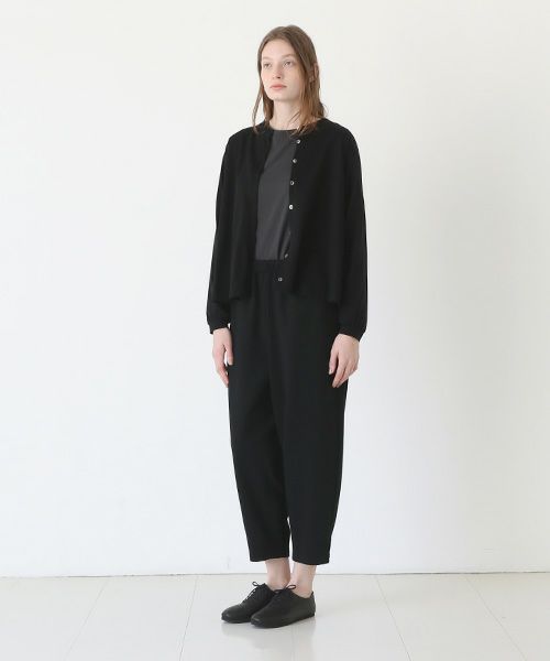 Mochi / home&miles.モチ / ホーム＆マイルズ.tapered sweatpants [black]