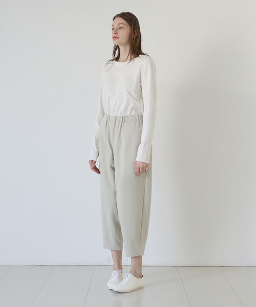 Mochi / home&miles.モチ / ホーム＆マイルズ.tapered sweatpants [chalk]