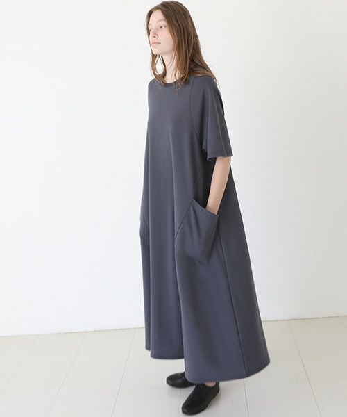 Mochi / home&miles.モチ / ホーム＆マイルズ.sweatdress [charcoal grey]