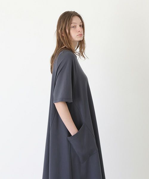 Mochi / home&miles.モチ / ホーム＆マイルズ.sweatdress [charcoal grey]