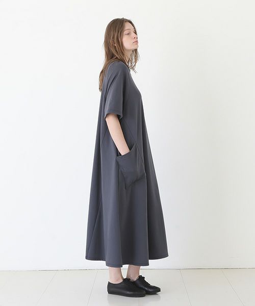 Mochi / home&miles.モチ / ホーム＆マイルズ.sweatdress [charcoal grey]