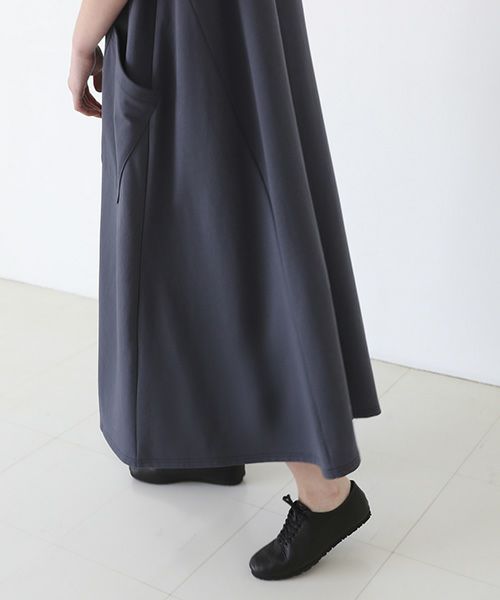 Mochi / home&miles.モチ / ホーム＆マイルズ.sweatdress [charcoal grey]