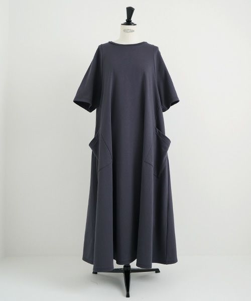 Mochi / home&miles.モチ / ホーム＆マイルズ.sweatdress [charcoal grey]