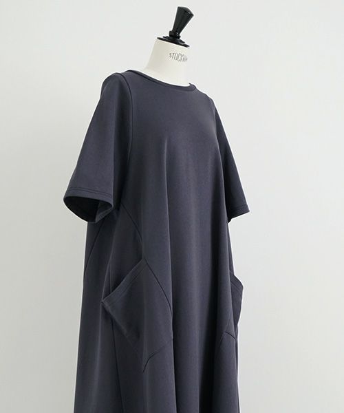 Mochi / home&miles.モチ / ホーム＆マイルズ.sweatdress [charcoal grey]