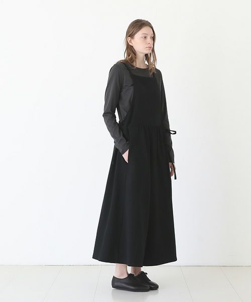 Mochi / home&miles.モチ / ホーム＆マイルズ.apron sweatsalopette [black]