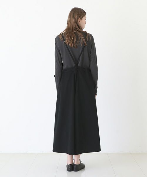 Mochi / home&miles.モチ / ホーム＆マイルズ.apron sweatsalopette [black]