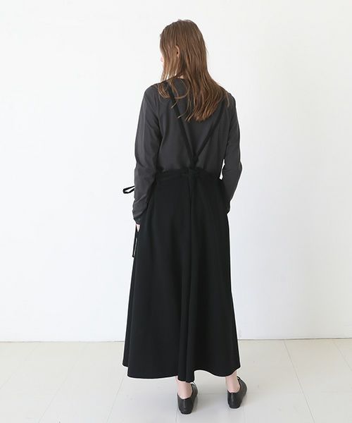 Mochi / home&miles.モチ / ホーム＆マイルズ.apron sweatsalopette [black]