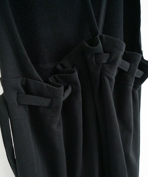 Mochi / home&miles.モチ / ホーム＆マイルズ.apron sweatsalopette [black]