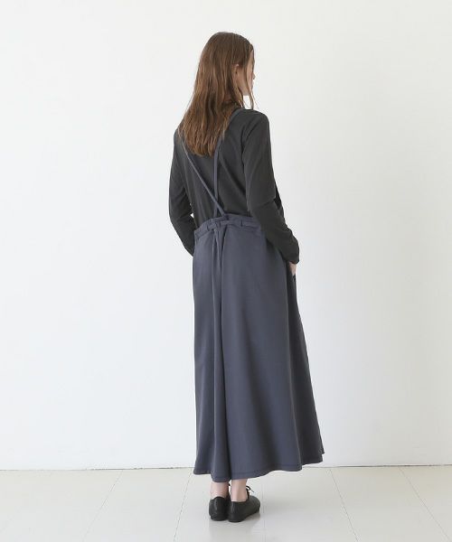 Mochi / home&miles.モチ / ホーム＆マイルズ.apron sweatsalopette [charcoal grey]