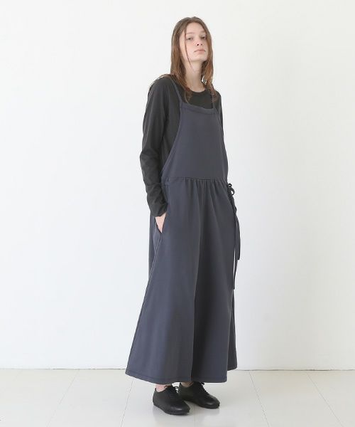 Mochi / home&miles.モチ / ホーム＆マイルズ.apron sweatsalopette [charcoal grey]