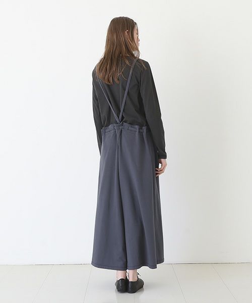 Mochi / home&miles.モチ / ホーム＆マイルズ.apron sweatsalopette [charcoal grey]