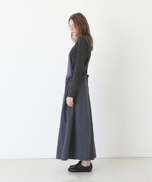 Mochi / home&miles.モチ / ホーム＆マイルズ.apron sweatsalopette [charcoal grey]