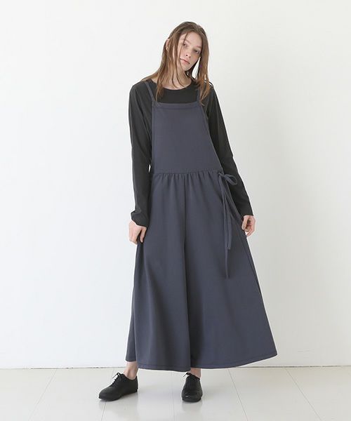 Mochi / home&miles.モチ / ホーム＆マイルズ.apron sweatsalopette [charcoal grey]