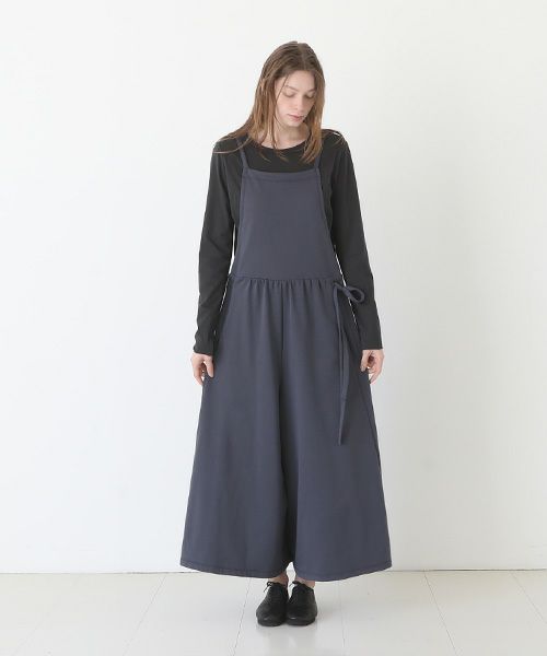 Mochi / home&miles.モチ / ホーム＆マイルズ.apron sweatsalopette [charcoal grey]