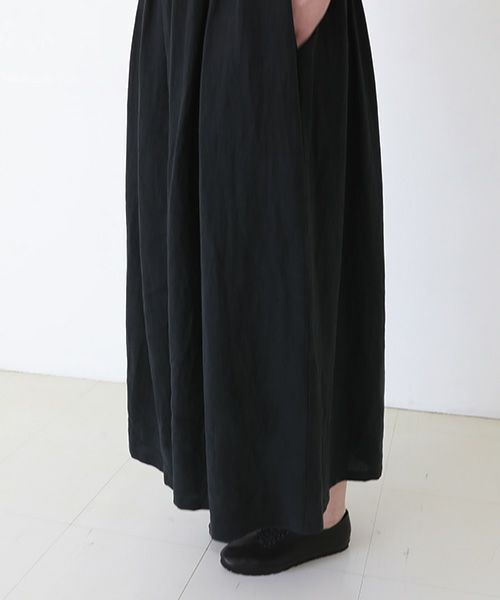 Mochi / home&miles.モチ / ホーム＆マイルズ.long skirt [black]