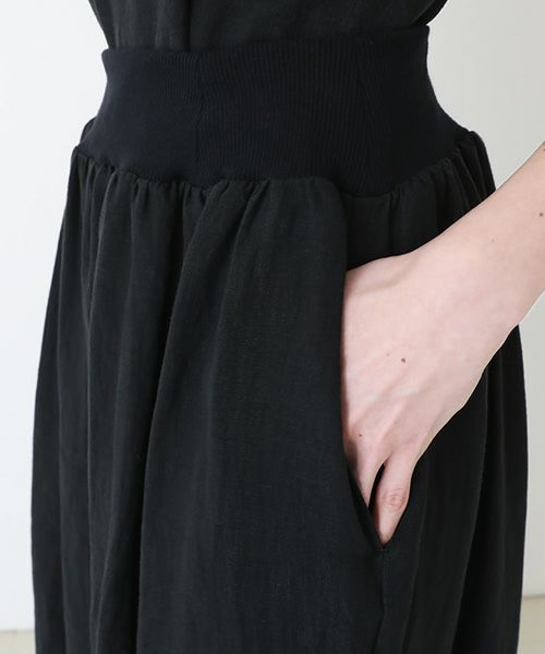Mochi / home&miles.モチ / ホーム＆マイルズ.long skirt [black]