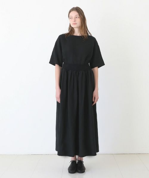 Mochi / home&miles.モチ / ホーム＆マイルズ.long skirt [black]