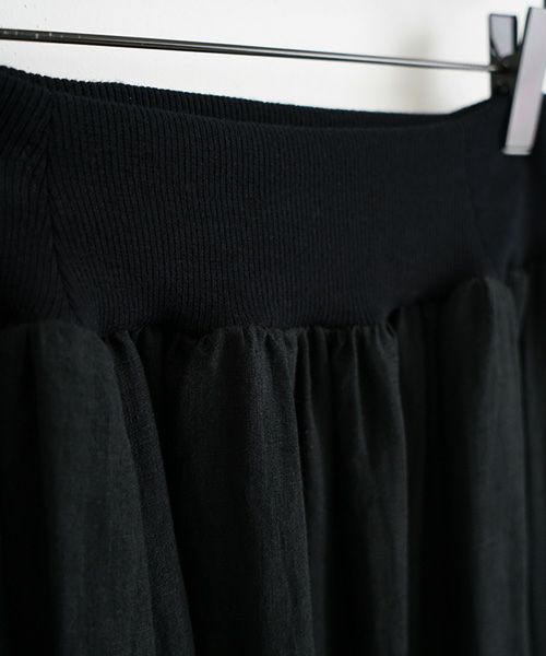 Mochi / home&miles.モチ / ホーム＆マイルズ.long skirt [black]