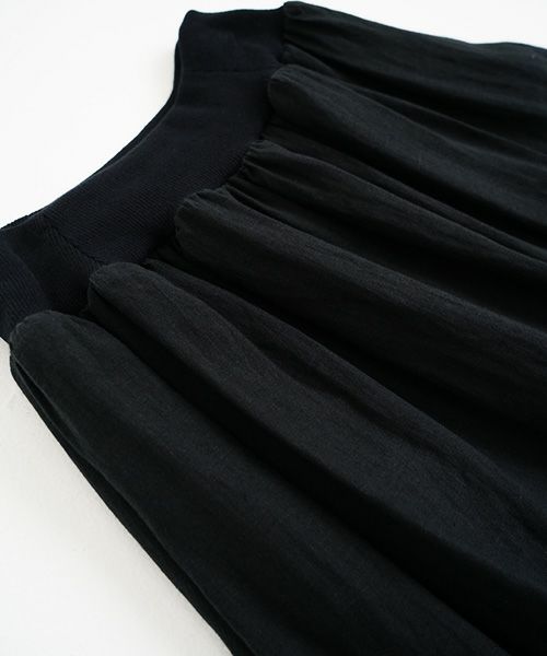 Mochi / home&miles.モチ / ホーム＆マイルズ.long skirt [black]