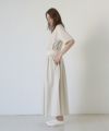 Mochi / home&miles.モチ / ホーム＆マイルズ.long skirt [ecru×striped]