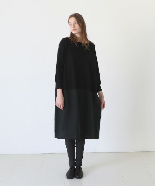 Mochi / home&miles.モチ / ホーム＆マイルズ.layered one piece [black]
