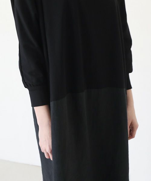 Mochi / home&miles.モチ / ホーム＆マイルズ.layered one piece [black]