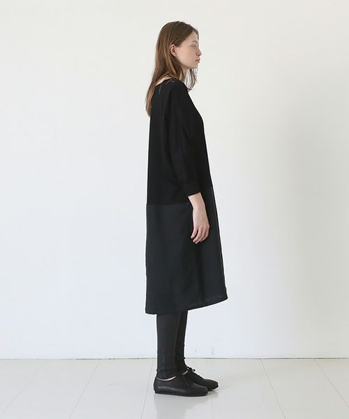 Mochi / home&miles.モチ / ホーム＆マイルズ.layered one piece [black]