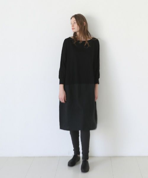 Mochi / home&miles.モチ / ホーム＆マイルズ.layered one piece [black]