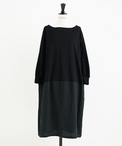 Mochi / home&miles.モチ / ホーム＆マイルズ.layered one piece [black]