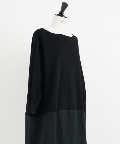 Mochi / home&miles.モチ / ホーム＆マイルズ.layered one piece [black]