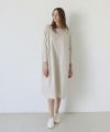 Mochi / home&miles.モチ / ホーム＆マイルズ.layered one piece [ecru×striped]