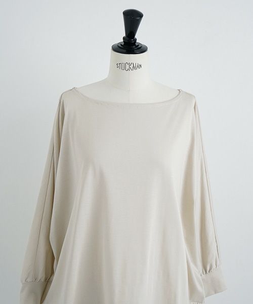 Mochi / home&miles.モチ / ホーム＆マイルズ.layered one piece [ecru×striped]