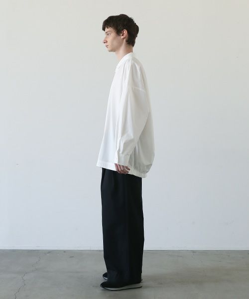 VU.ヴウ.ballon shirt-FINX COTTON vu-a23-s01[OFF WHITE]